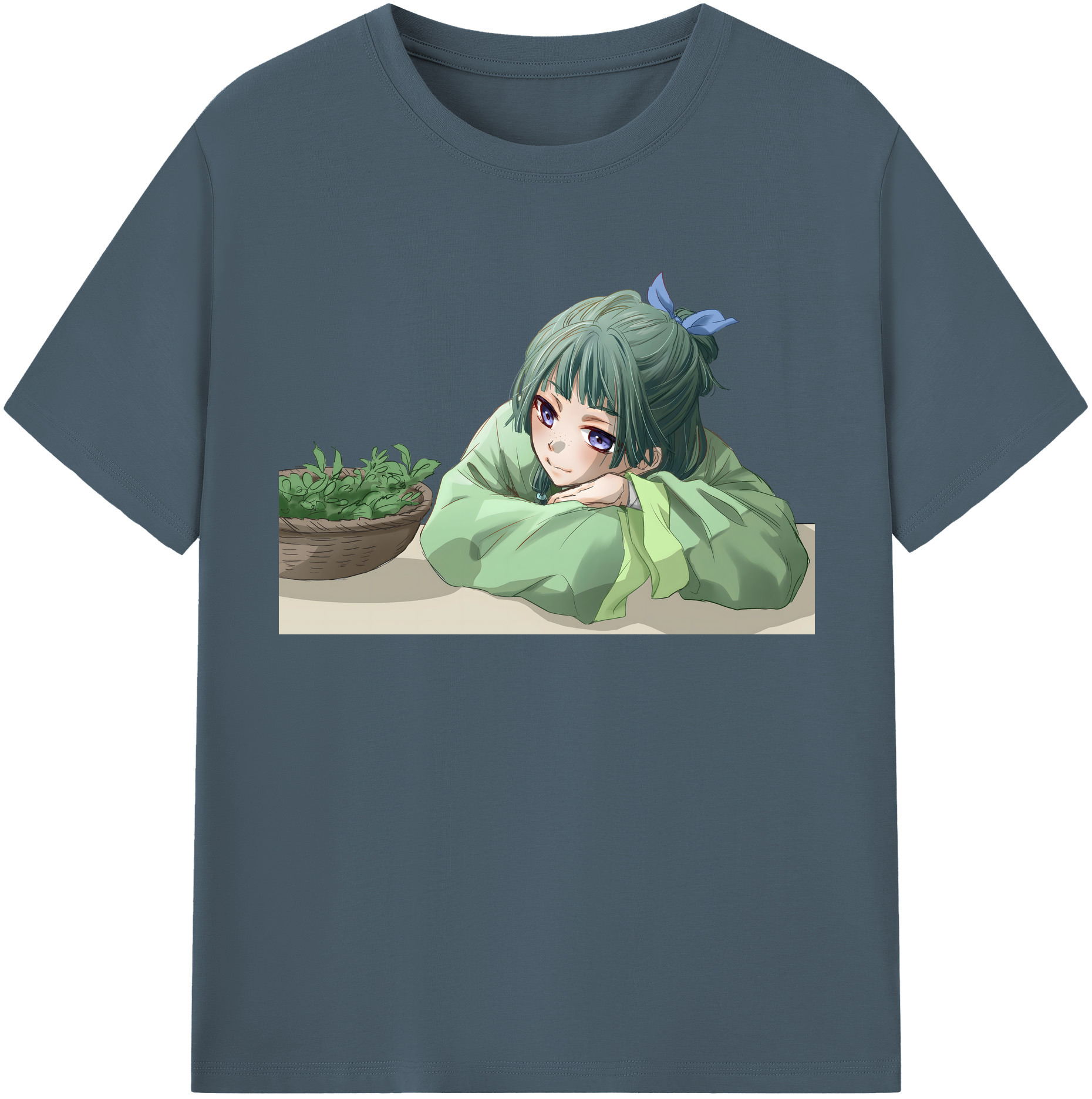 （画像用） 薬屋のひとりごと The Apothecary Diaries 綿100％半袖Tシャツ（フロントプリント）